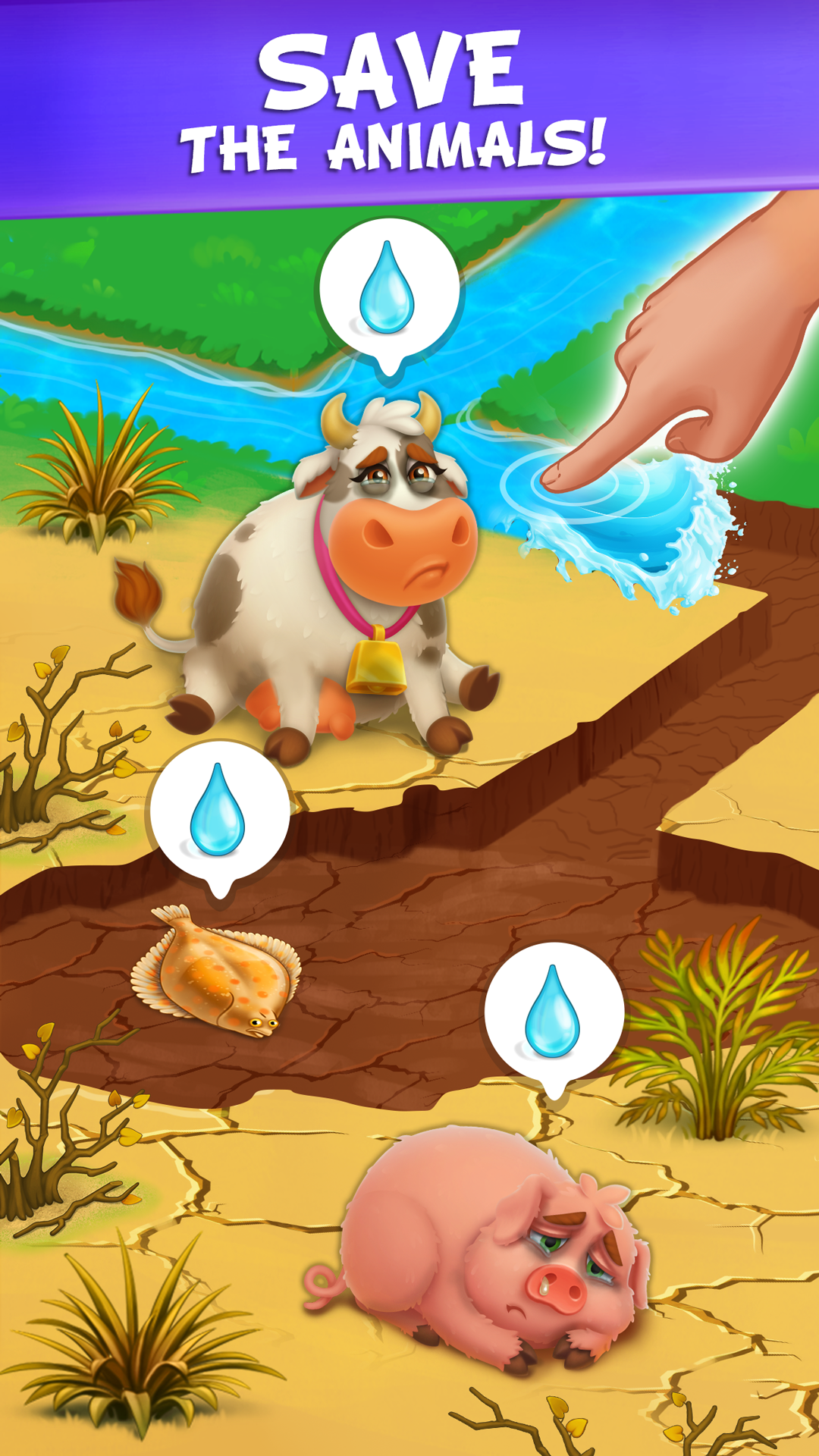 Cartoon city 2 farm town story Game Screenshot
