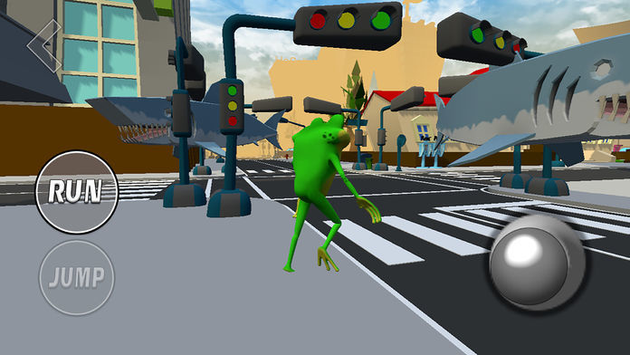 AMAZING FROG: IN THE CITY screenshot game