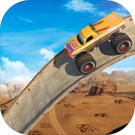 Vertical Ramp - Monster Truck Extreme Stunts