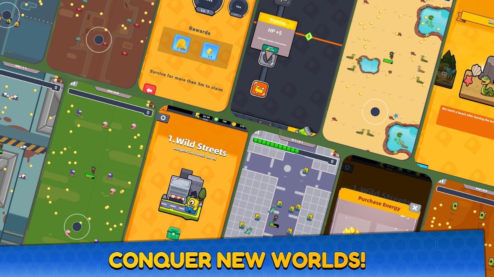 Captura de Tela do Jogo Solo Survive : Battle Monsters