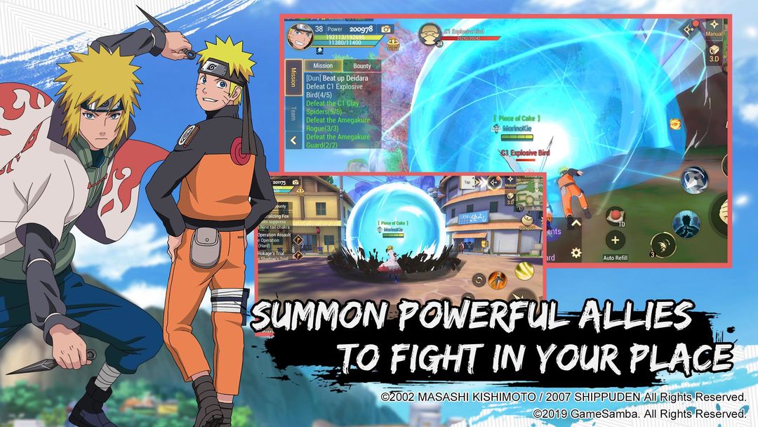 Naruto: Slugfest ภาพหน้าจอเกม