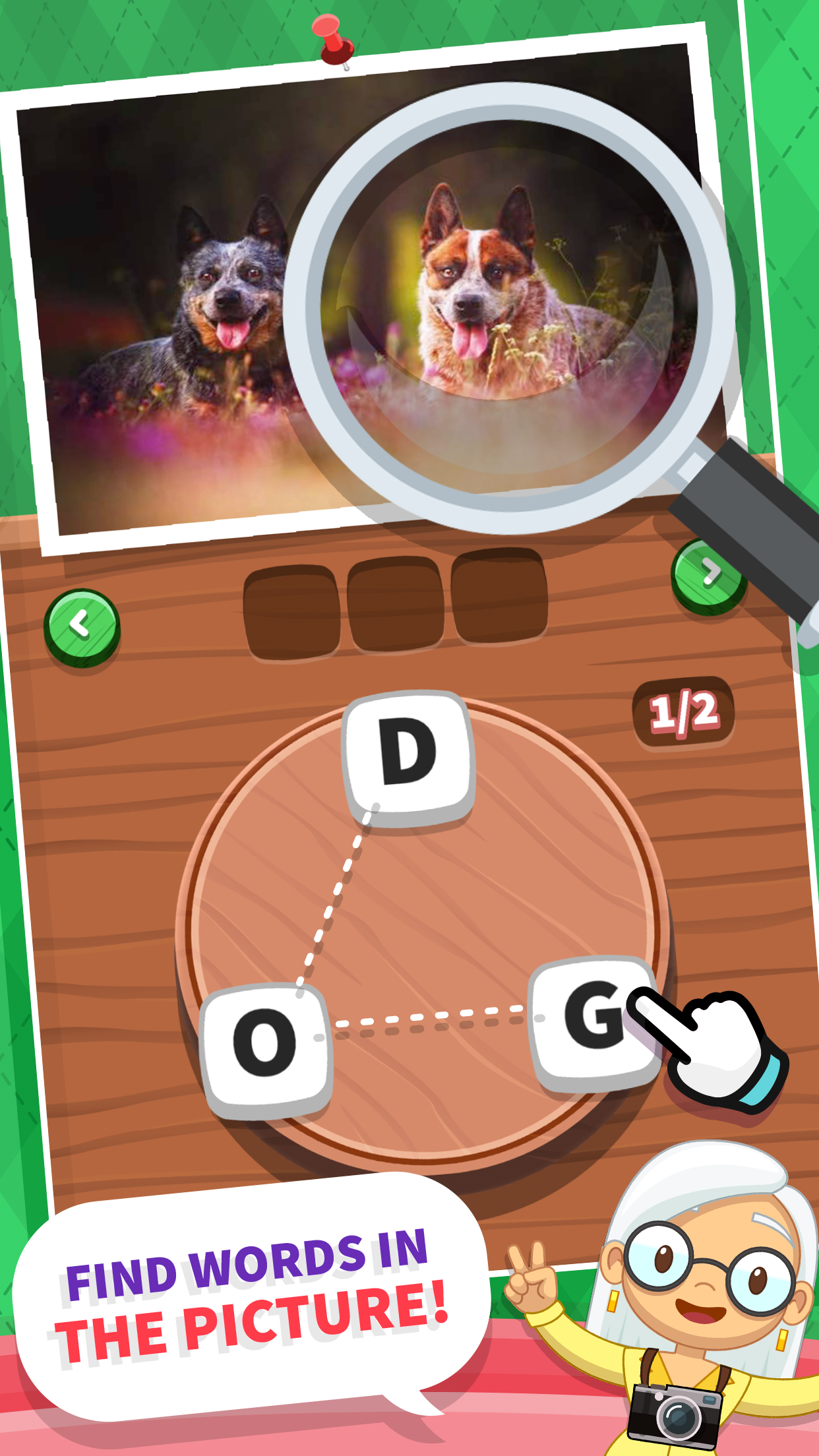 WordWhizzle Pics Game Screenshot