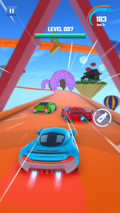 Captura de Tela do Jogo Racing Master 3D - Car Racing