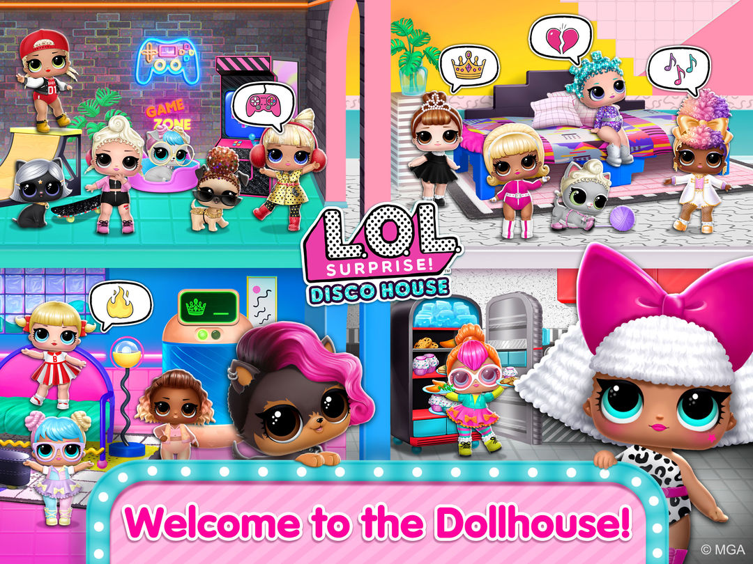 Screenshot of L.O.L. Surprise! Disco House