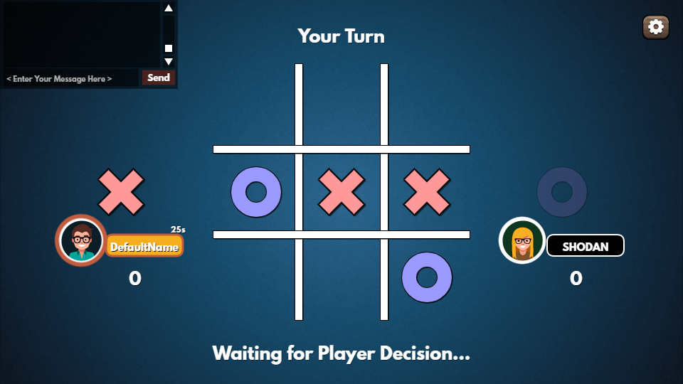 Tic Tac Toe Game Screenshot