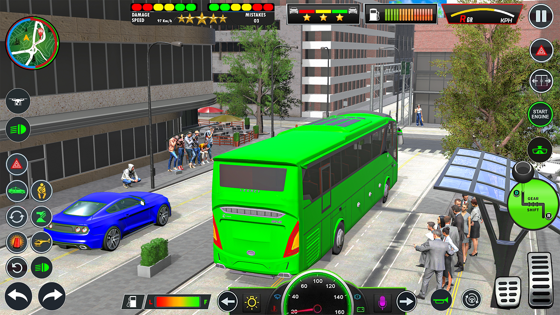 Bus Driving Simulator Bus Gameのキャプチャ