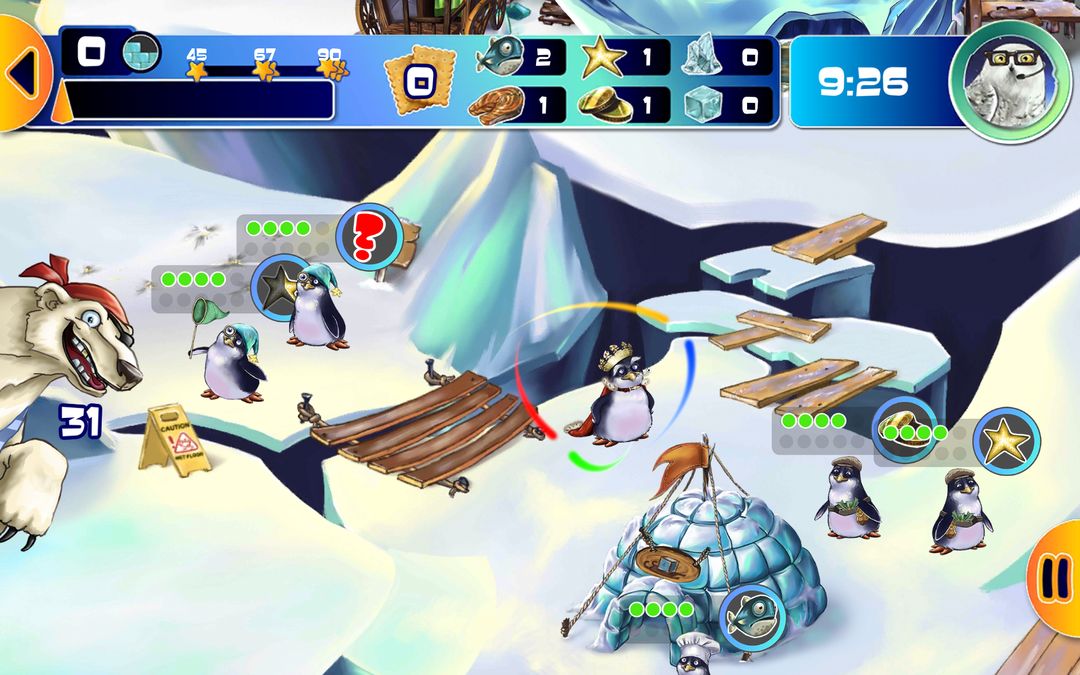 Farm Frenzy: Penguin Kingdom ภาพหน้าจอเกม