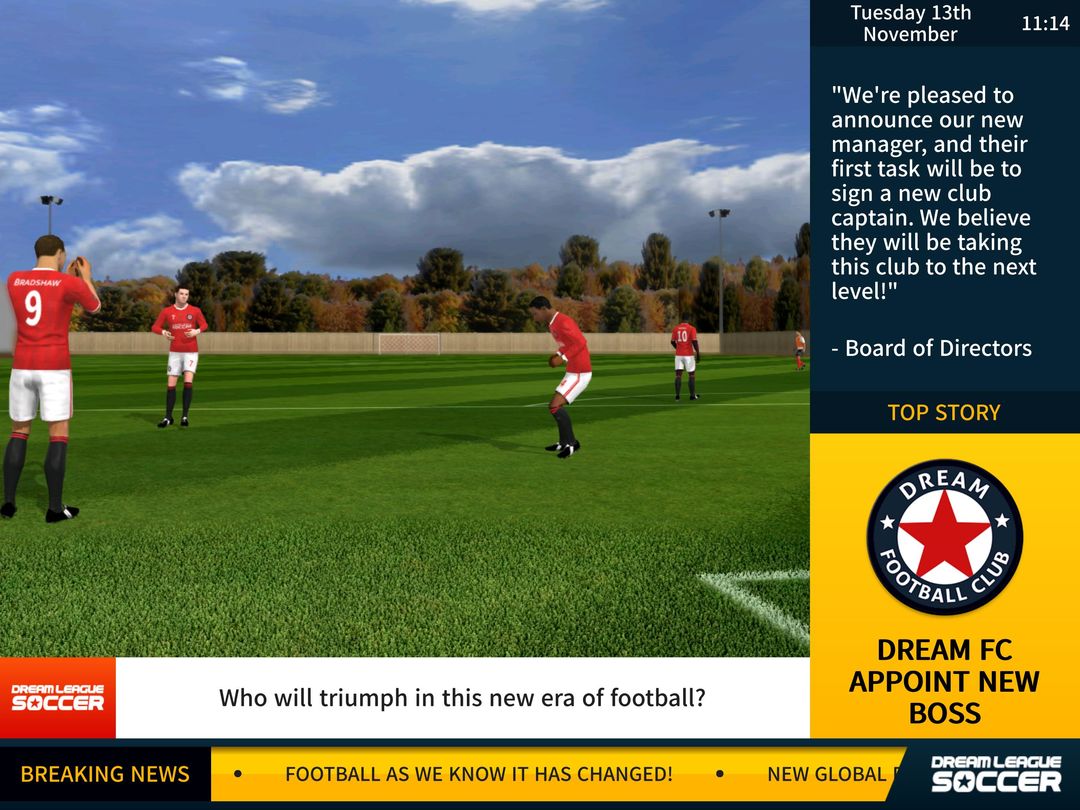 Dream League Soccer ภาพหน้าจอเกม