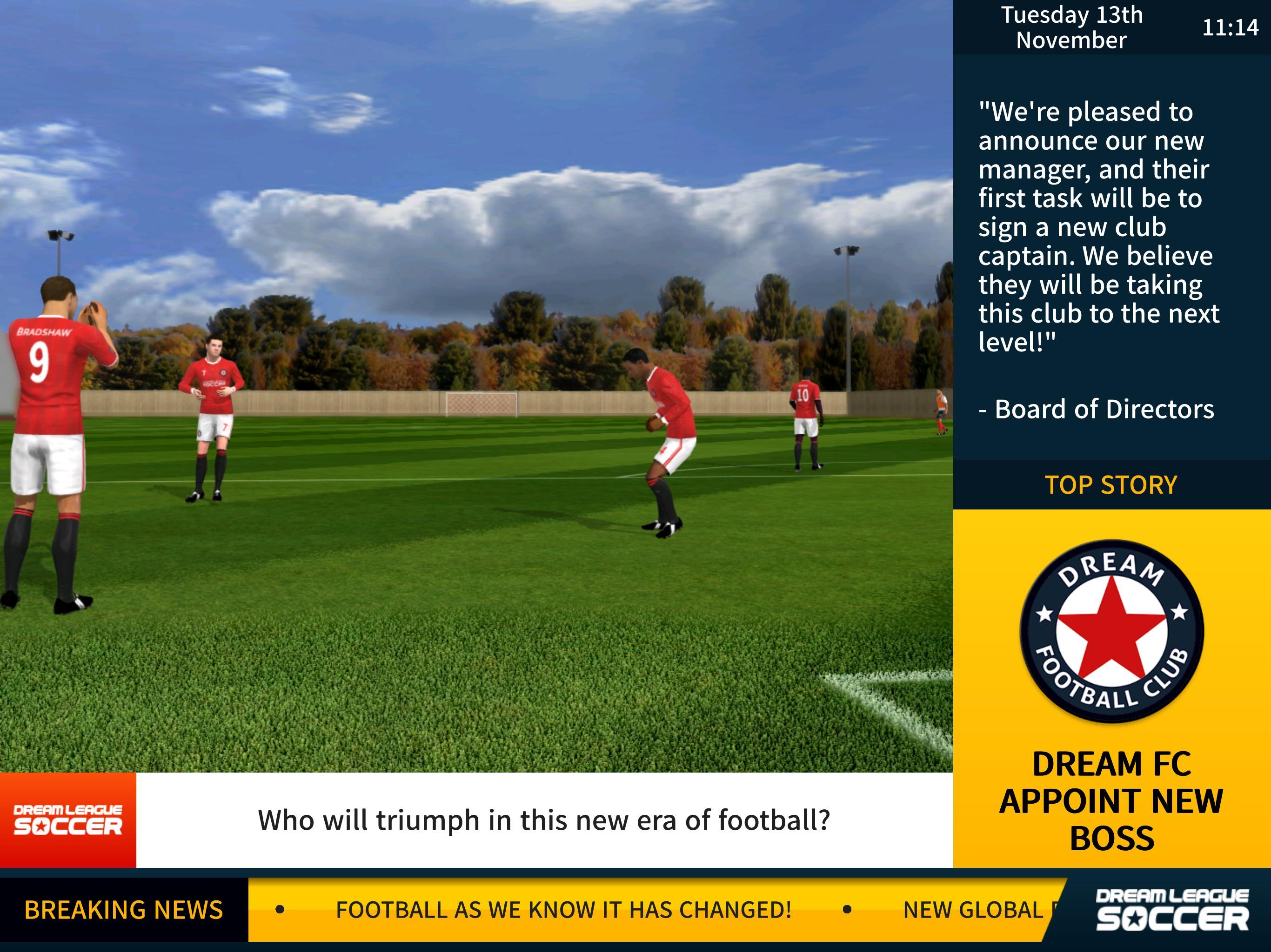 Dream League Soccer Game Screenshot