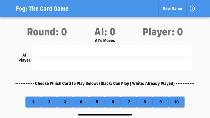 Fog: Card Game Game Screenshot