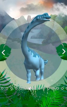 Dinosaurs 3D Coloring Book Game Screenshot