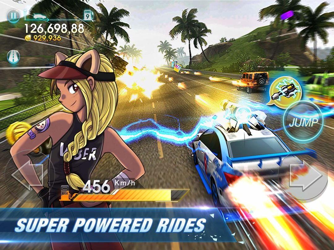 Screenshot of Viber Infinite Racer