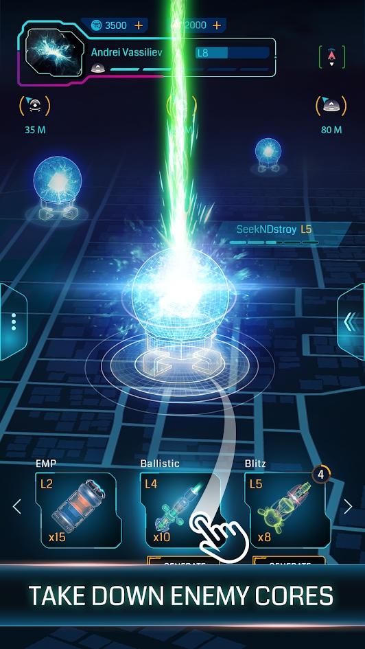 Delta T Augmented Reality MMO Game Screenshot