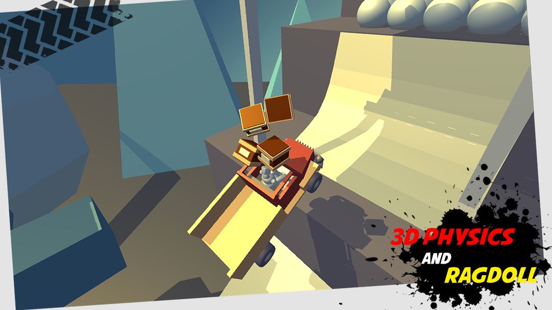Stickman Turbo Dismounting 3D ภาพหน้าจอเกม