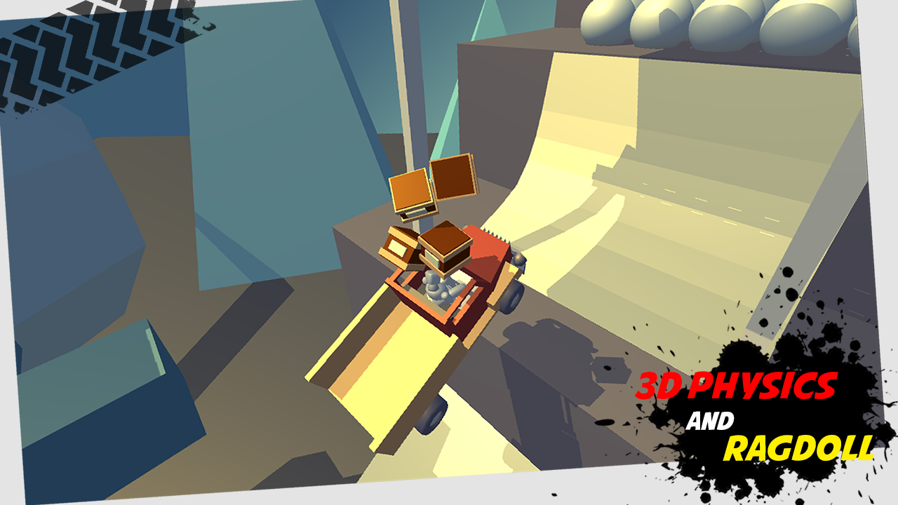 Stickman Turbo Dismounting 3D Game Screenshot