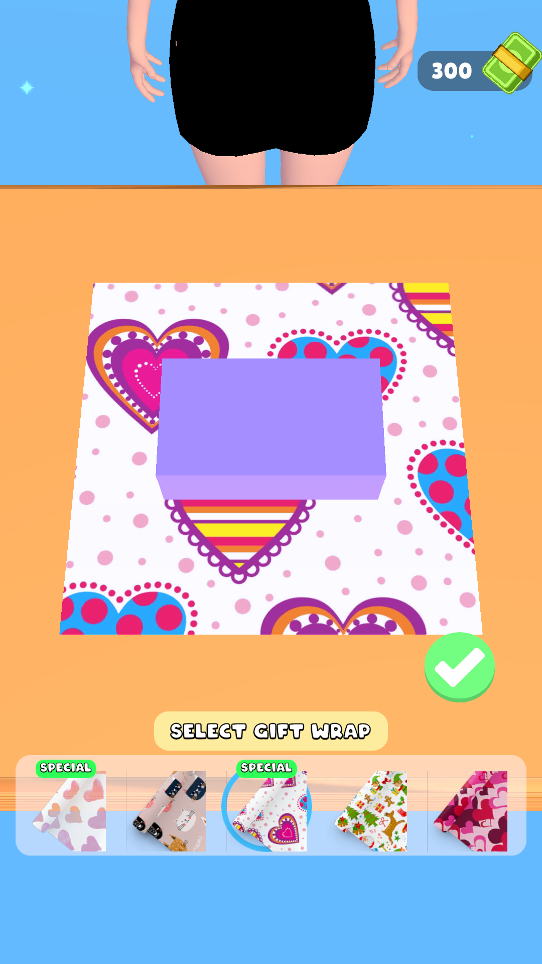 Captura de Tela do Jogo DIY Gift Wrap