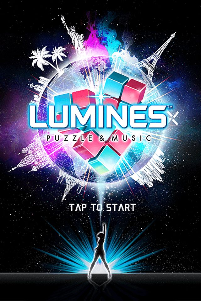 Screenshot of LUMINES パズル&ミュージック NEO