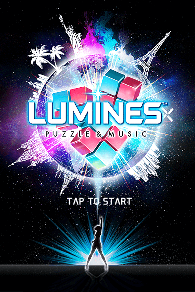 LUMINES パズル&ミュージック NEO 게임 스크린샷