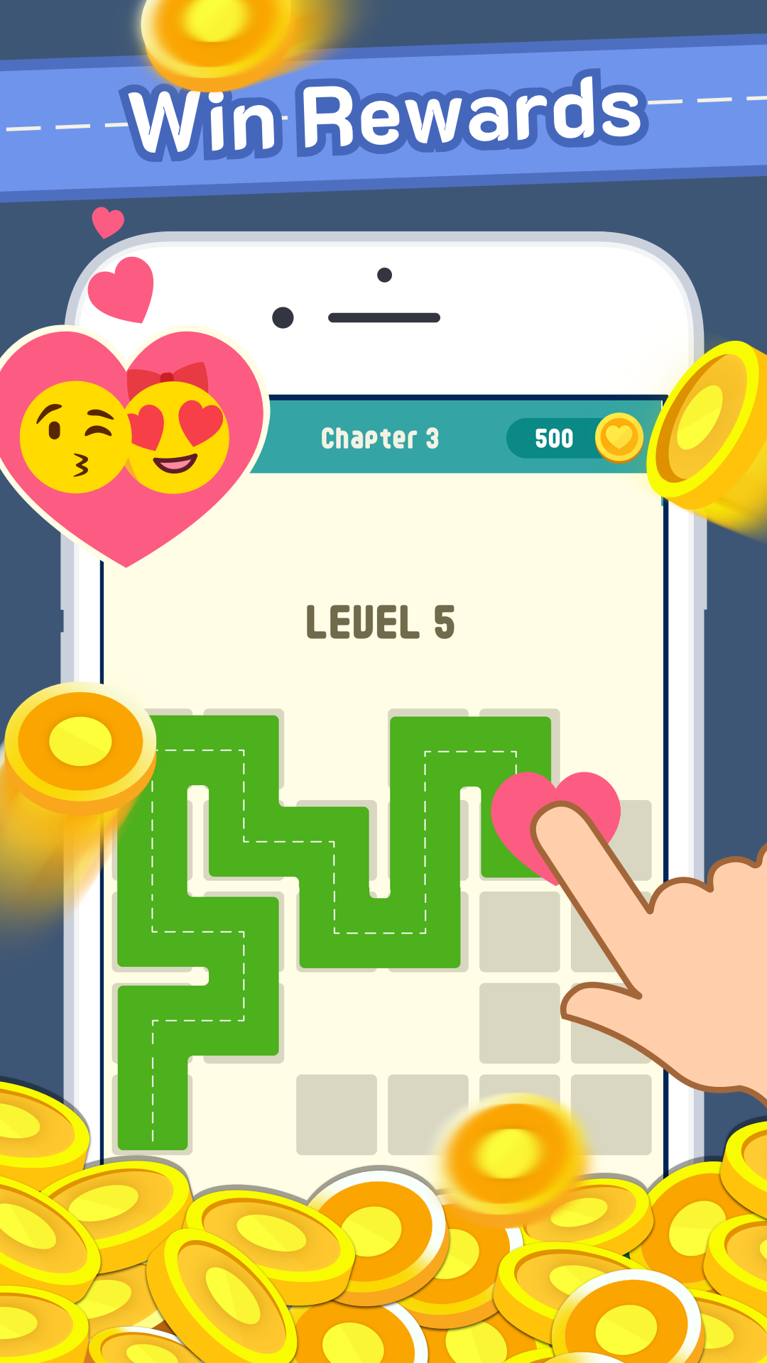 Connect Love Puzzle Game Screenshot