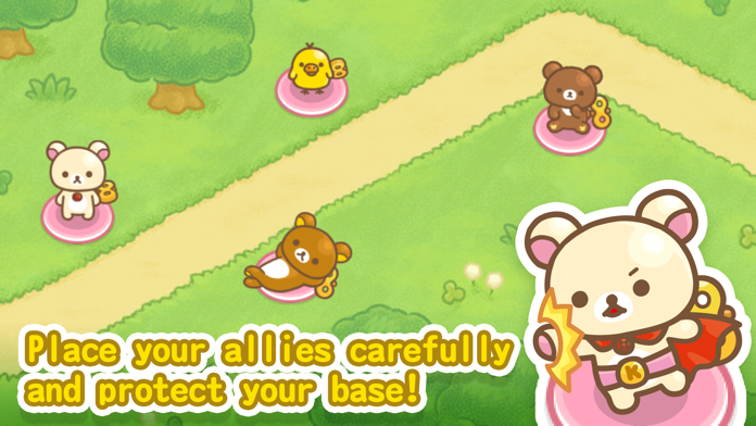 Korilakkuma Tower Defense Game Screenshot
