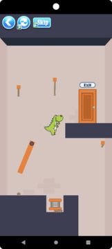 Rescue Dinosaur Cut Rope Game Screenshot