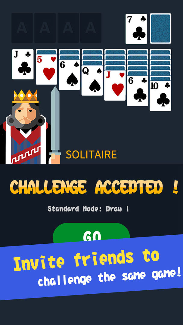 Screenshot of Jyou solitaire