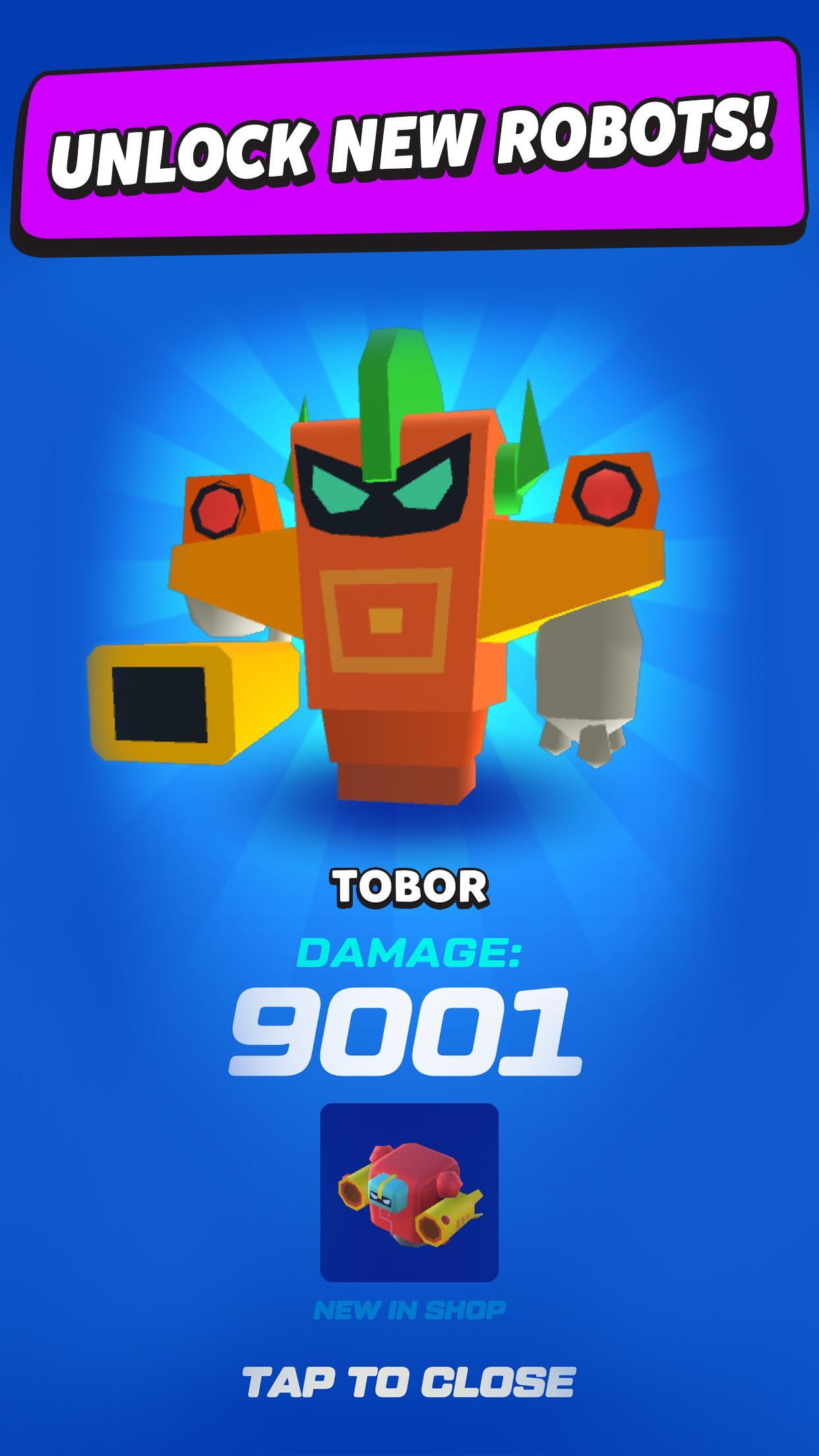 Merge Tower Bots Game Screenshot