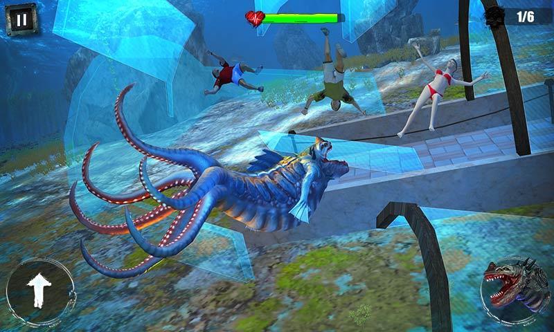 Sea Dragon Simulator 게임 스크린샷