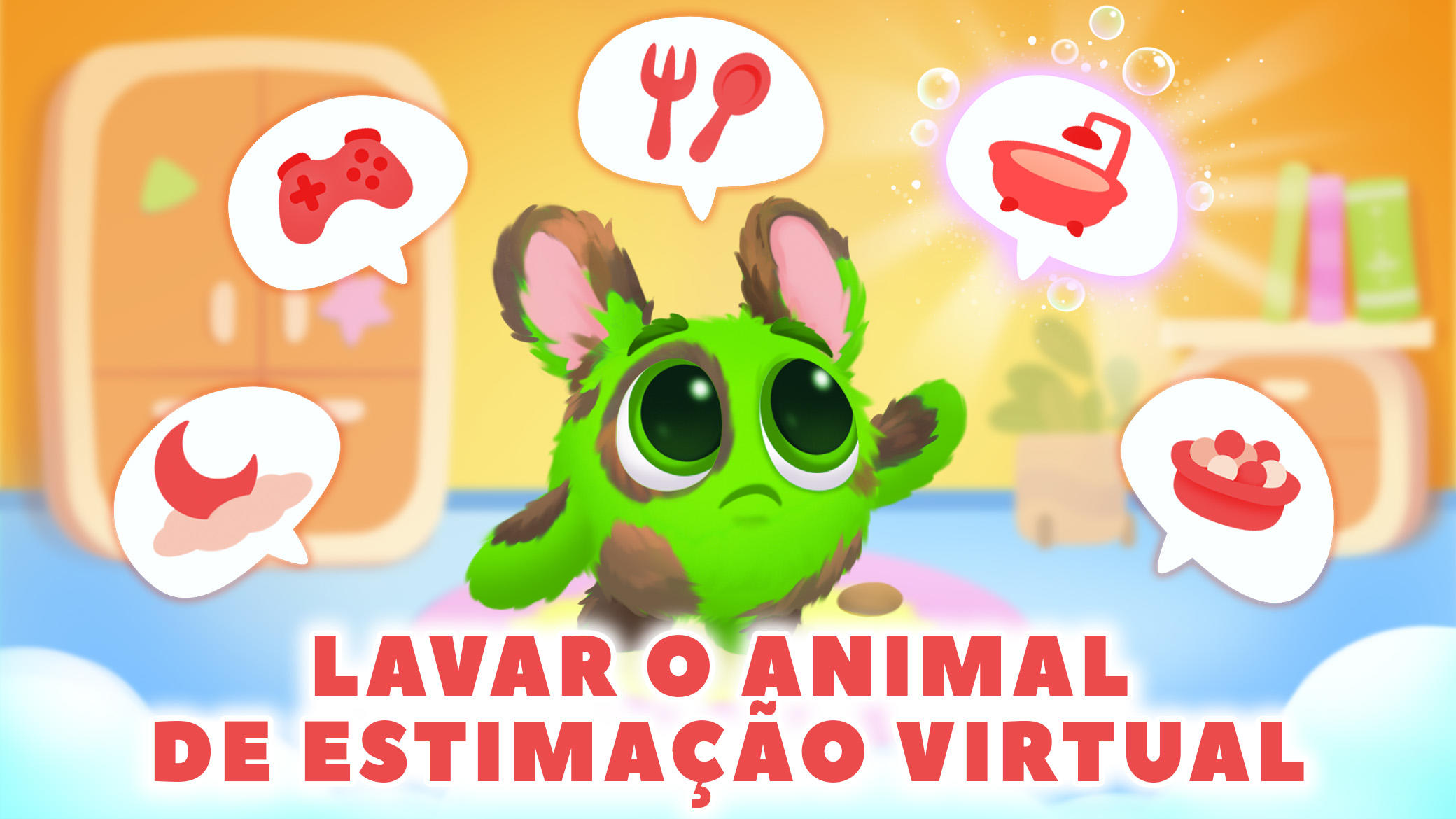 Bichinho fofo Jogo virtual pet versão móvel andróide iOS apk