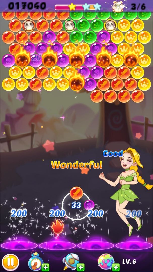 Fairy Bubble Shooter Magic ภาพหน้าจอเกม