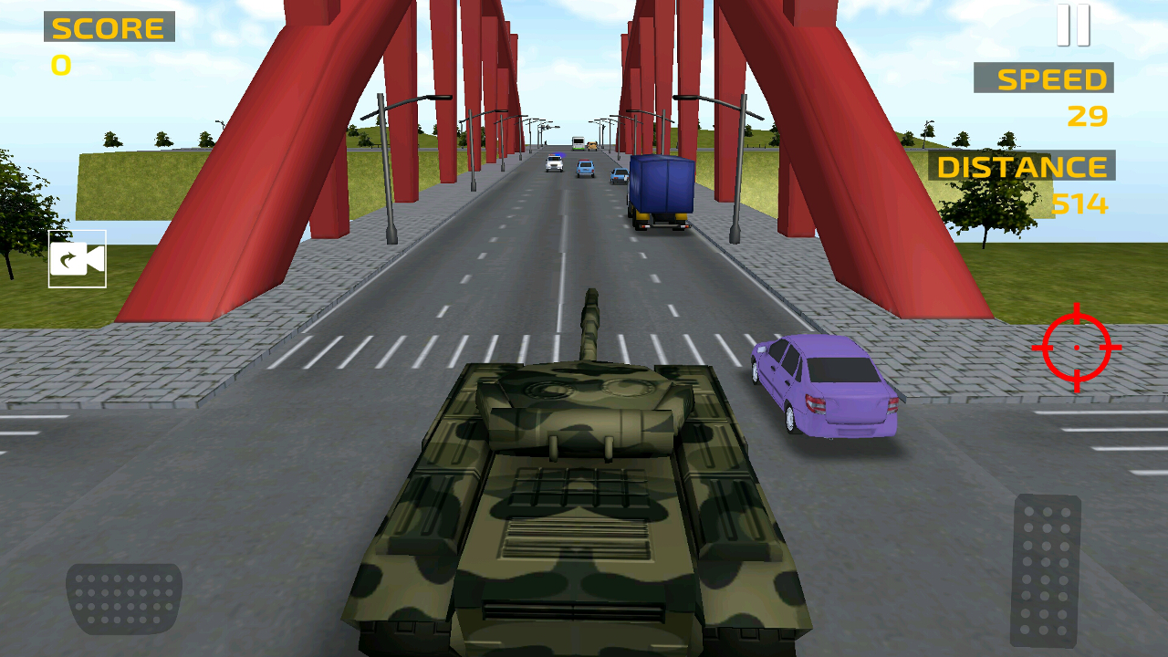 Racing in Flow - Tank Game Screenshot