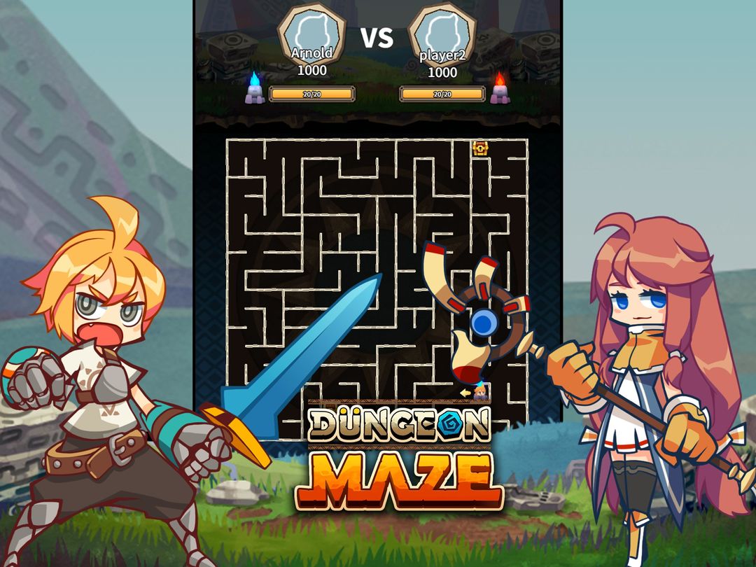 Screenshot of Dungeon Maze.io