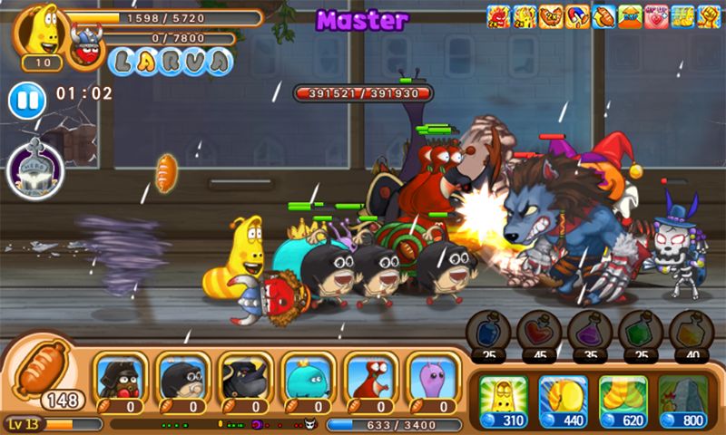 Screenshot of Larva Heroes: Lavengers