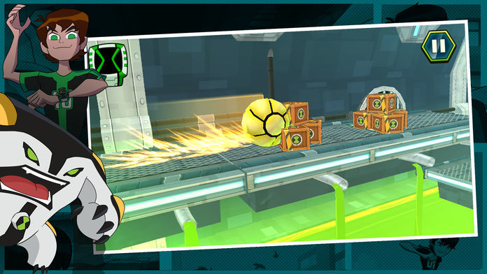 Screenshot of Undertown Chase - Ben 10 Omniverse Running Game