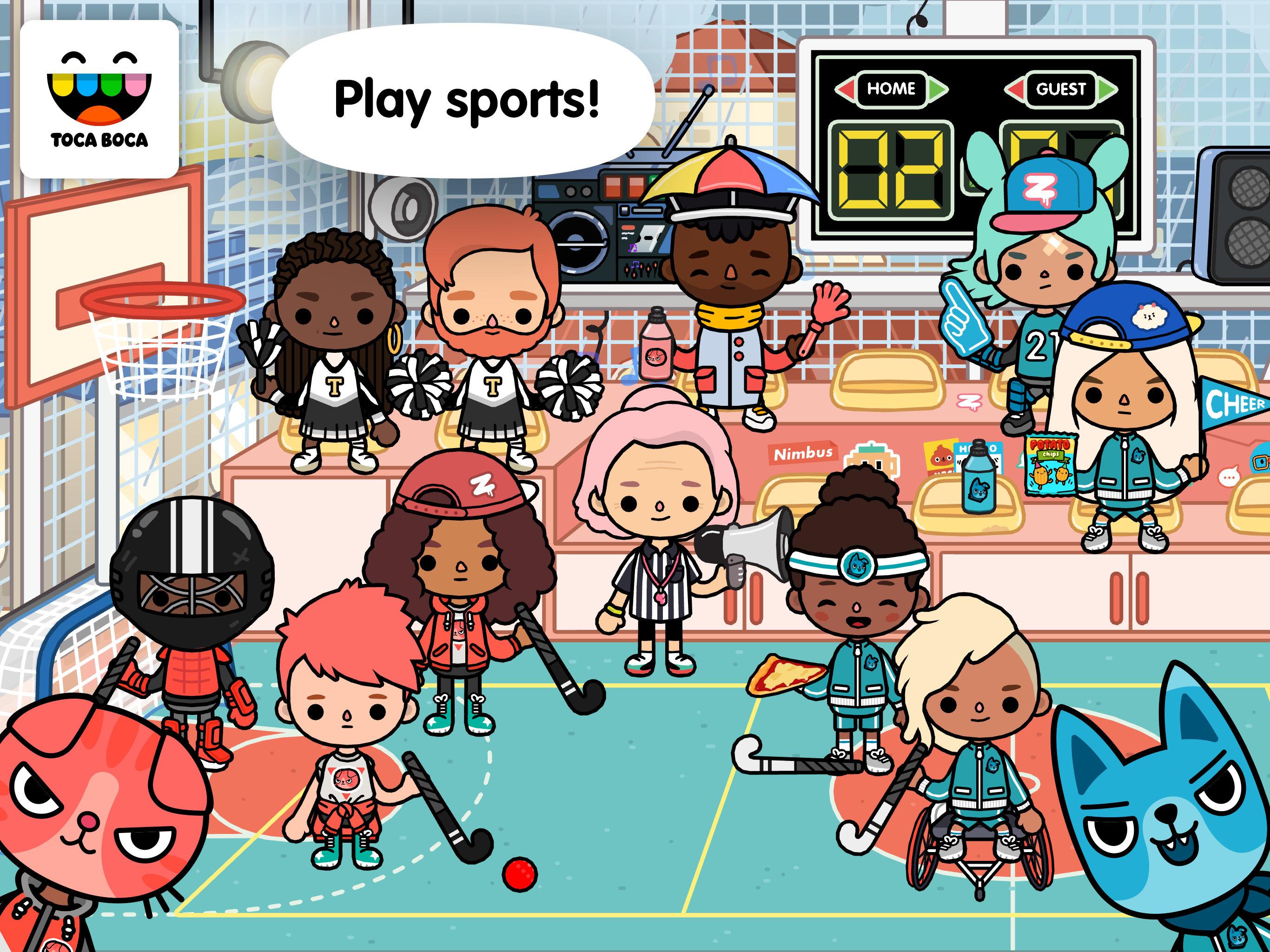 Cuplikan Layar Game Toca Life: After School