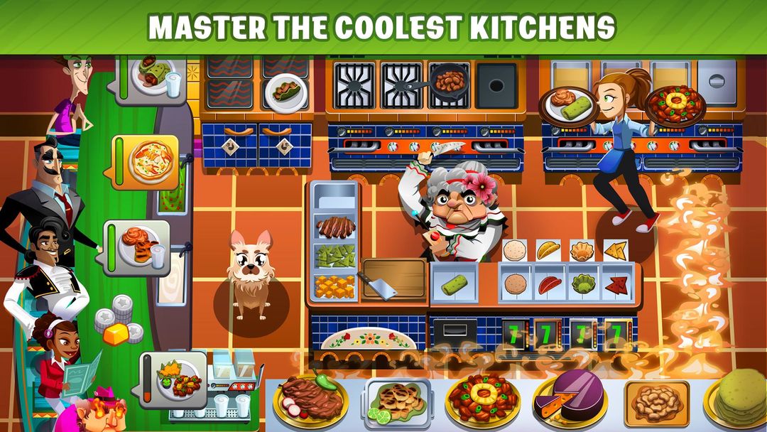 Screenshot of Cooking Dash