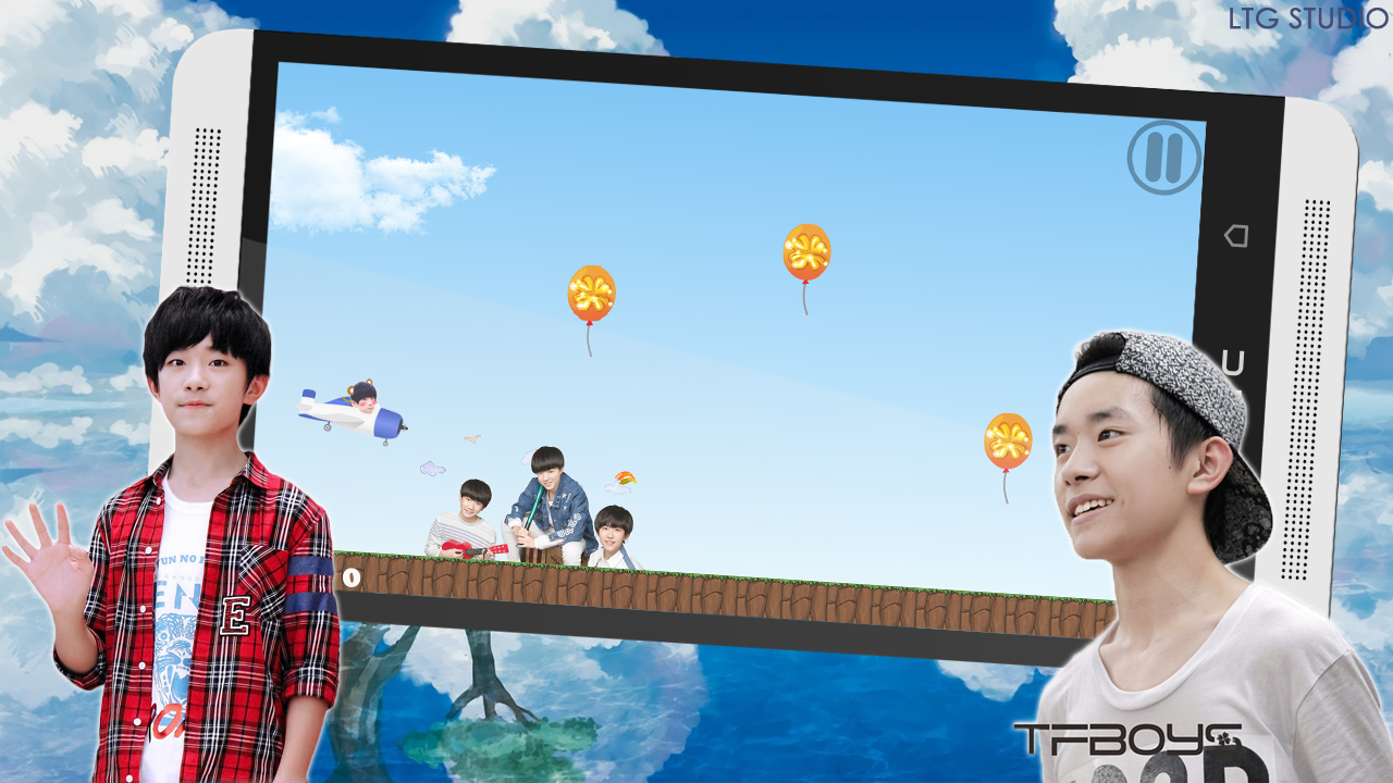 Скриншот игры 🌟 TFBoys Jackson Pilot Game