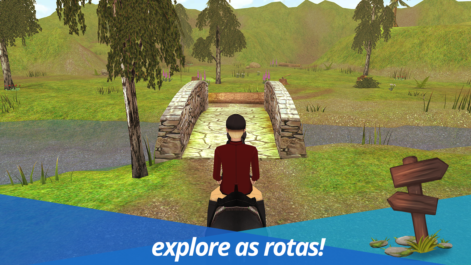 Captura de Tela do Jogo Horse World: Cavalo Bonito