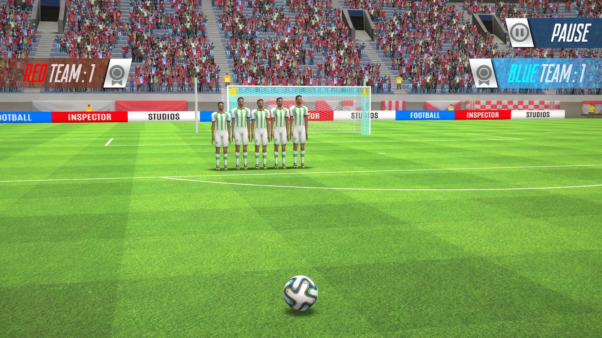 Screenshot 1 of ฟรีคิกฟุตบอล: 3D Soccer 