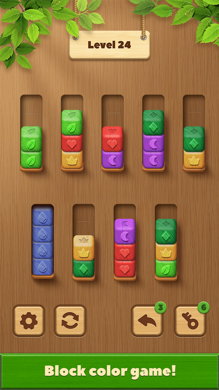 Color Block Sort:Puzzle Game Game Screenshot