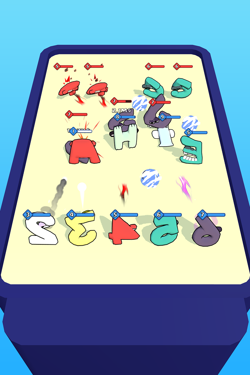 Screenshot of Merge Alphabet: Monster Fusion