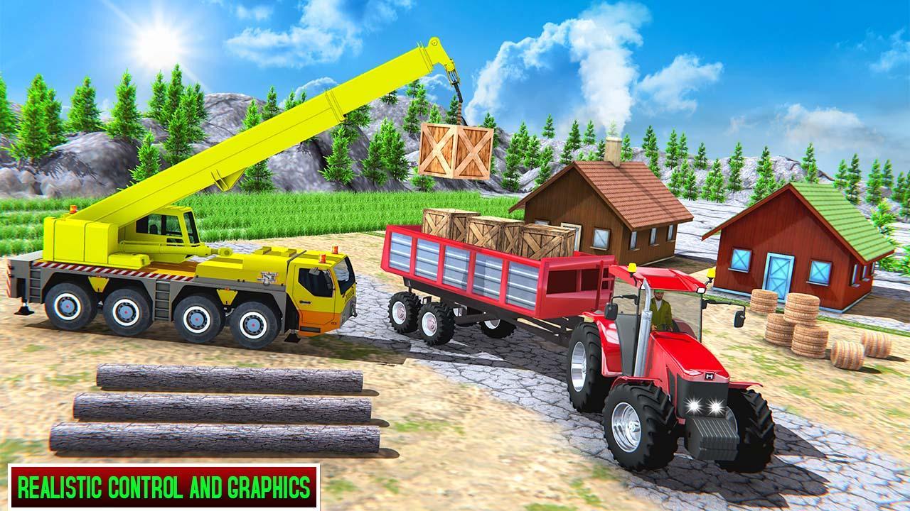 Farming Games: Tractor Games Game Screenshot