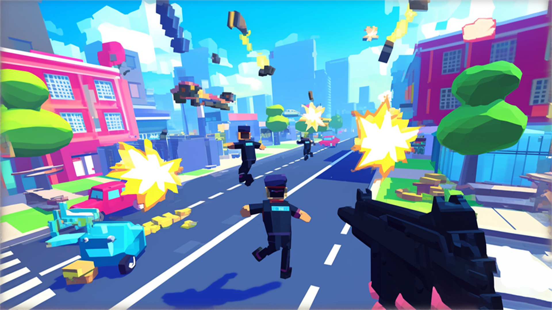 Open World: Pixel Outlaw Game Screenshot
