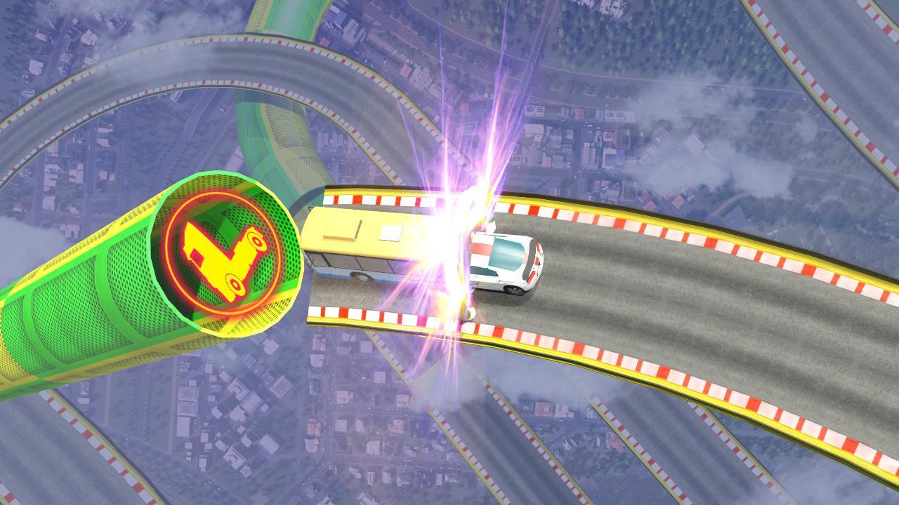 Mega Ramp Transform Racing: Transformer Games Game Screenshot