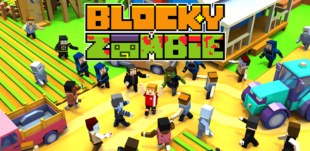 Banner of Blocky Zombies - Corri Sopravvivenza 1