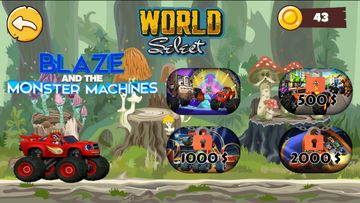 The Big Race: Blaze Vs Monster Machines ゲームのスクリーンショット