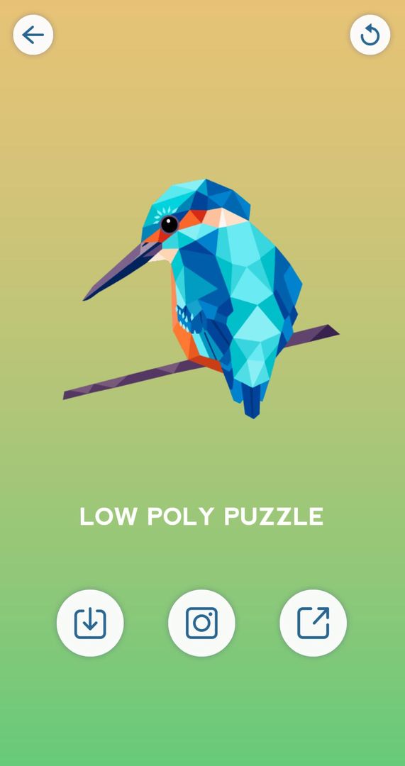 Screenshot of Poly Art : Low Poly Puzzle - Color By Number