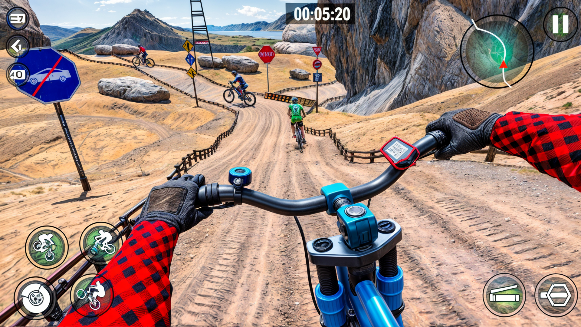 Dirtbike BMX Cycle Stunt Ridin Game Screenshot