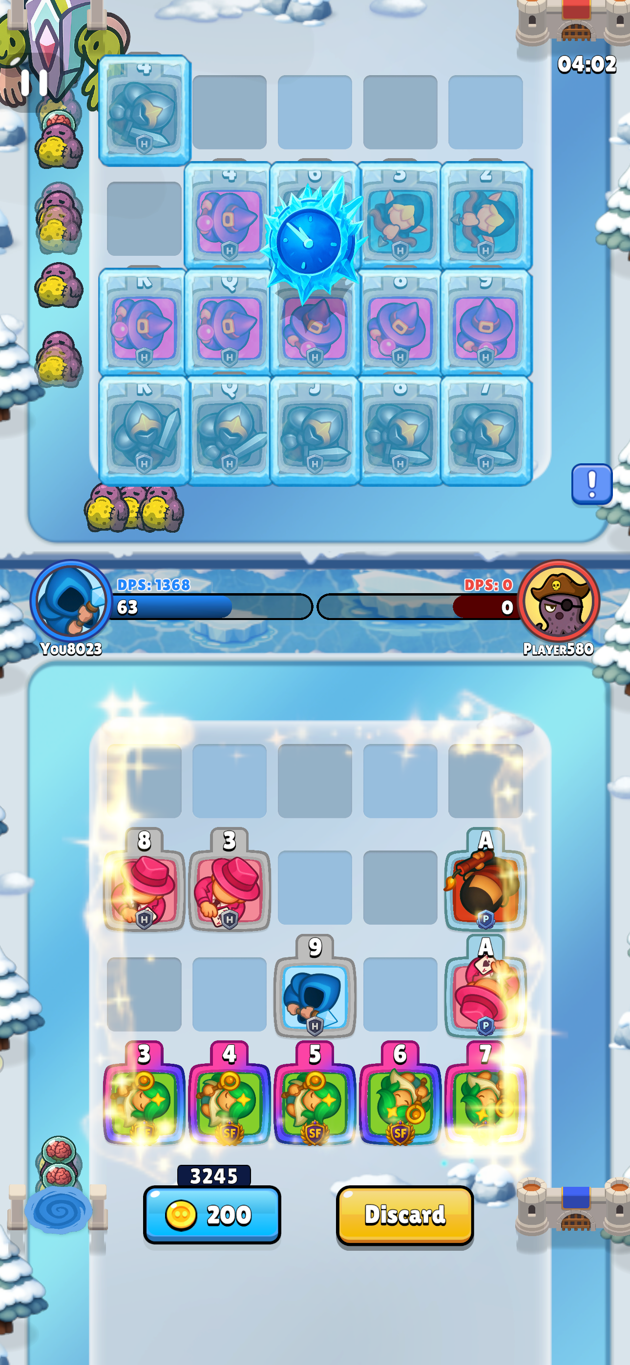 Hand of Heroes Game Screenshot