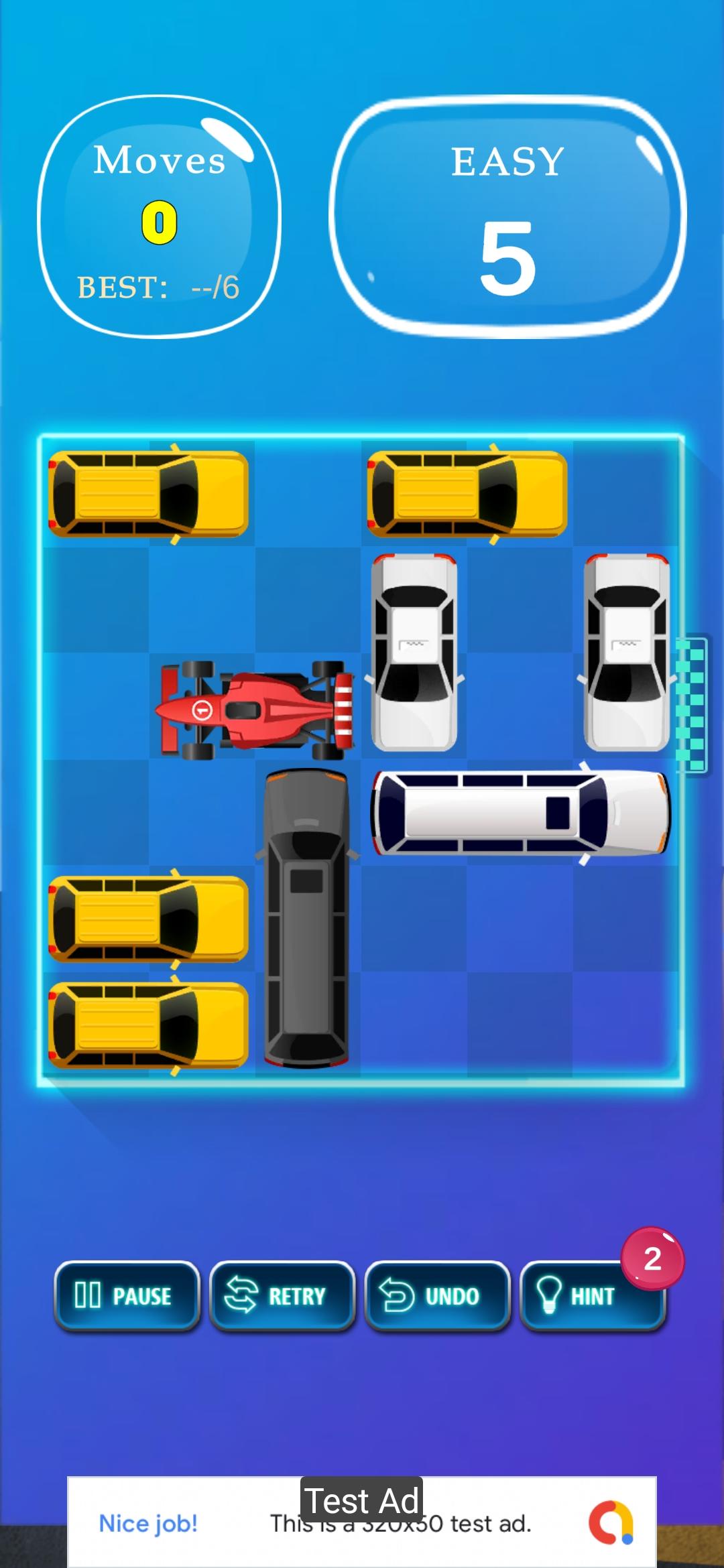 Captura de Tela do Jogo Unblock Car Parking
